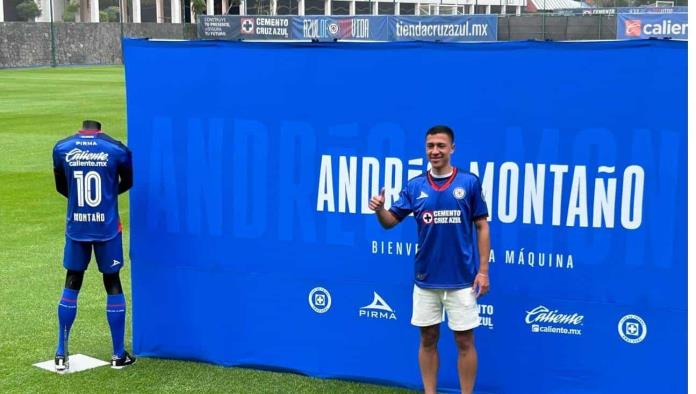 Andrés Montaño, el nuevo 10 del Cruz Azul 