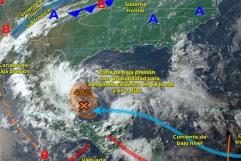 Zona de baja presión tiene potencial ciclónico en el Golfo de México