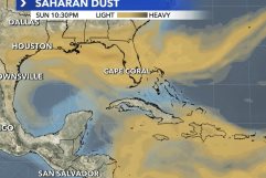 Polvos del Sahara llegan a México