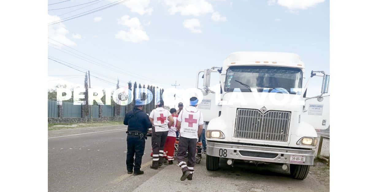 Grave castañense; volcó dompe en la 53
