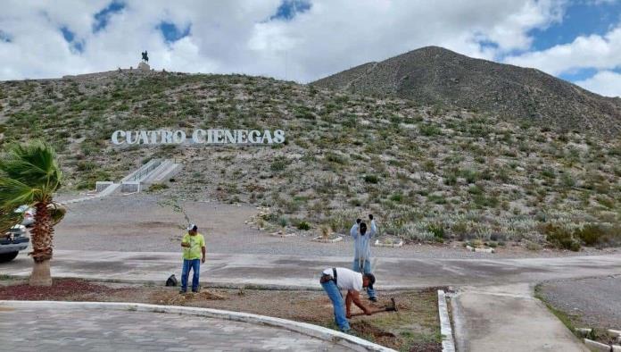 Reforesta Ciénegas sus plazas públicas
