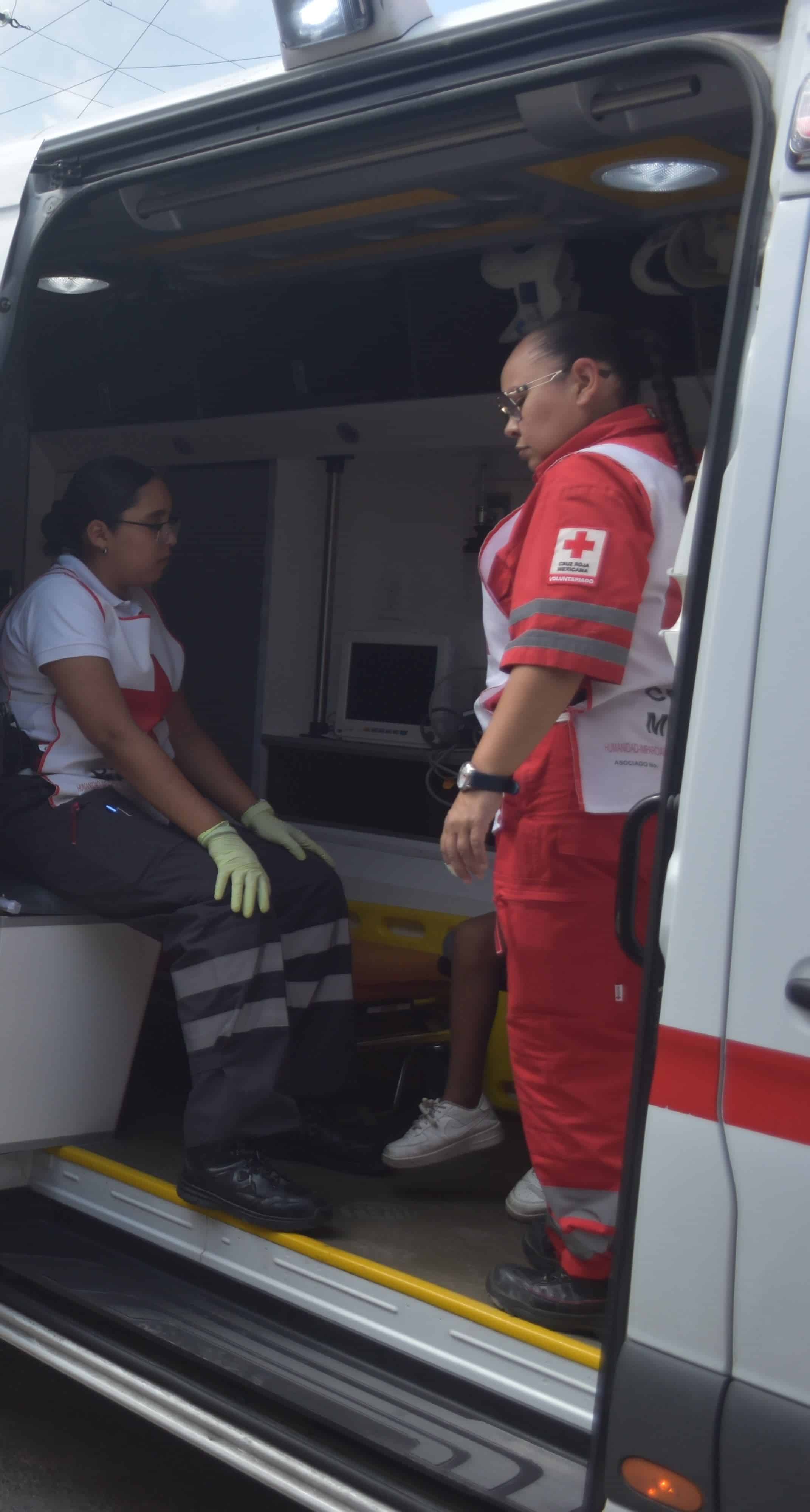 Se estrella menor en carro de alquiler