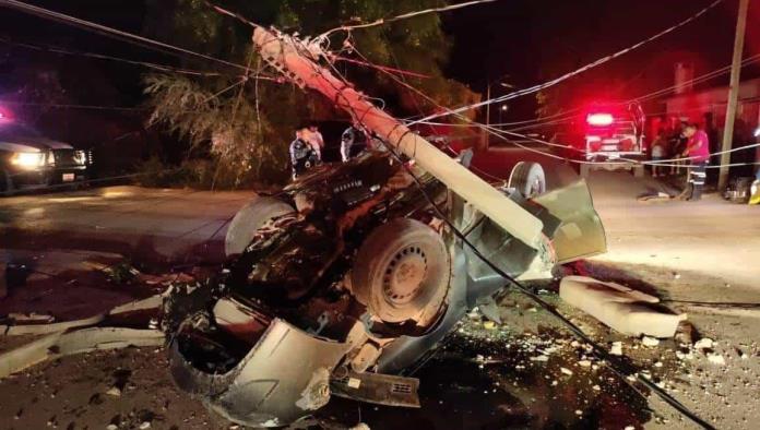 Terrible accidente en Nava deja dos jóvenes heridos