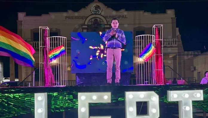 Realizan marcha de la diversidad LGBT+ en Allende