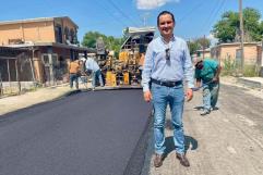 Continua Pepe Díaz con el mejoramiento vial en Allende