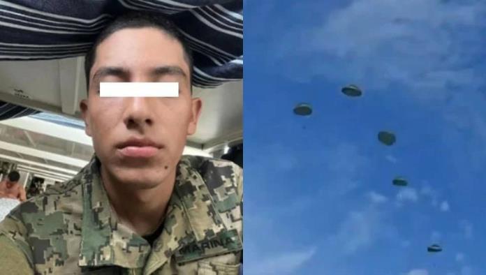 Muere cadete de la Marina tras caer de helicóptero; su paracaídas no abrió