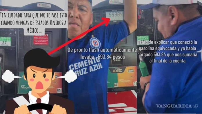 Gasolinera de Monterrey estafa automovilistas turistas