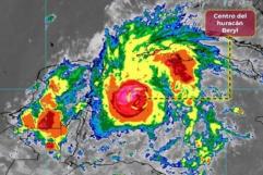 Beryl recobra fuerza y se convierte en huracán de categoría 3