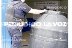 Ladrones ya llevaban tinaco