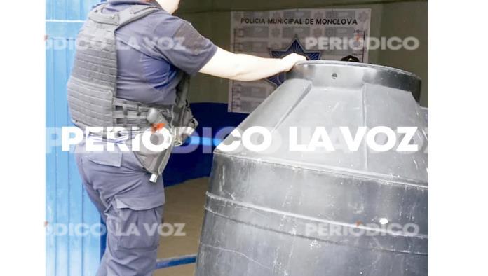 Ladrones ya llevaban tinaco