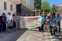 Protestan pensionados del IMSS en Monclova exigiendo pensión digna