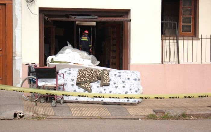 Deja diez muertos incendio en hogar de ancianos en Uruguay