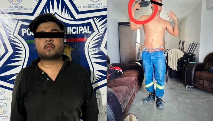 Detienen a Hombre Armado en Castaños tras Amenazas en la Colonia Villas de Guadalupe