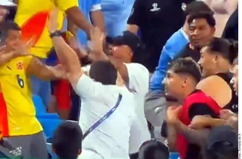 Abre Conmebol investigación a rijosos del Uruguay-Colombia 
