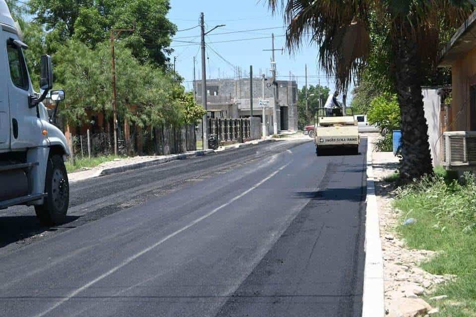 Entregan pavimentación de la calle Mota Cortada en la colonia El Encino