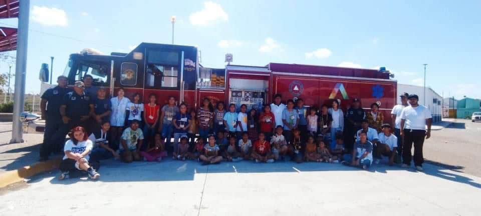 Niños de Altos de Santa Teresa participan activamente en Protección Civil de Ciudad Acuña