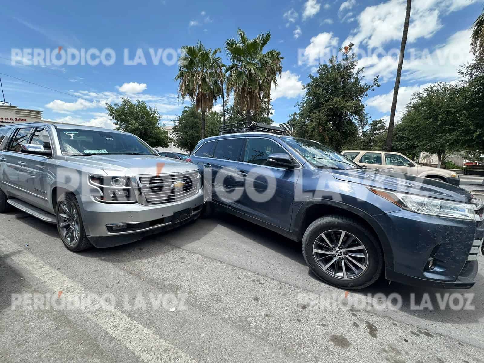 El choque ocurrió en calles del Centro.