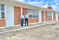 Supervisan avance de escuela primaria Nueva Creación en Colonia Las Granjas