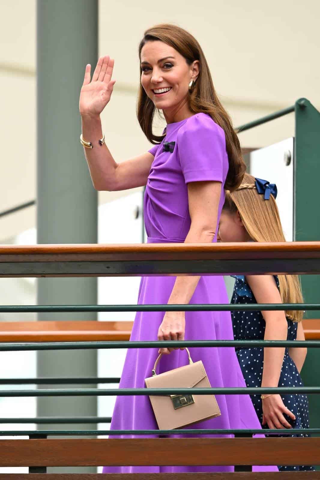 Kate Middleton reaparece en la final masculina de Wimbledon