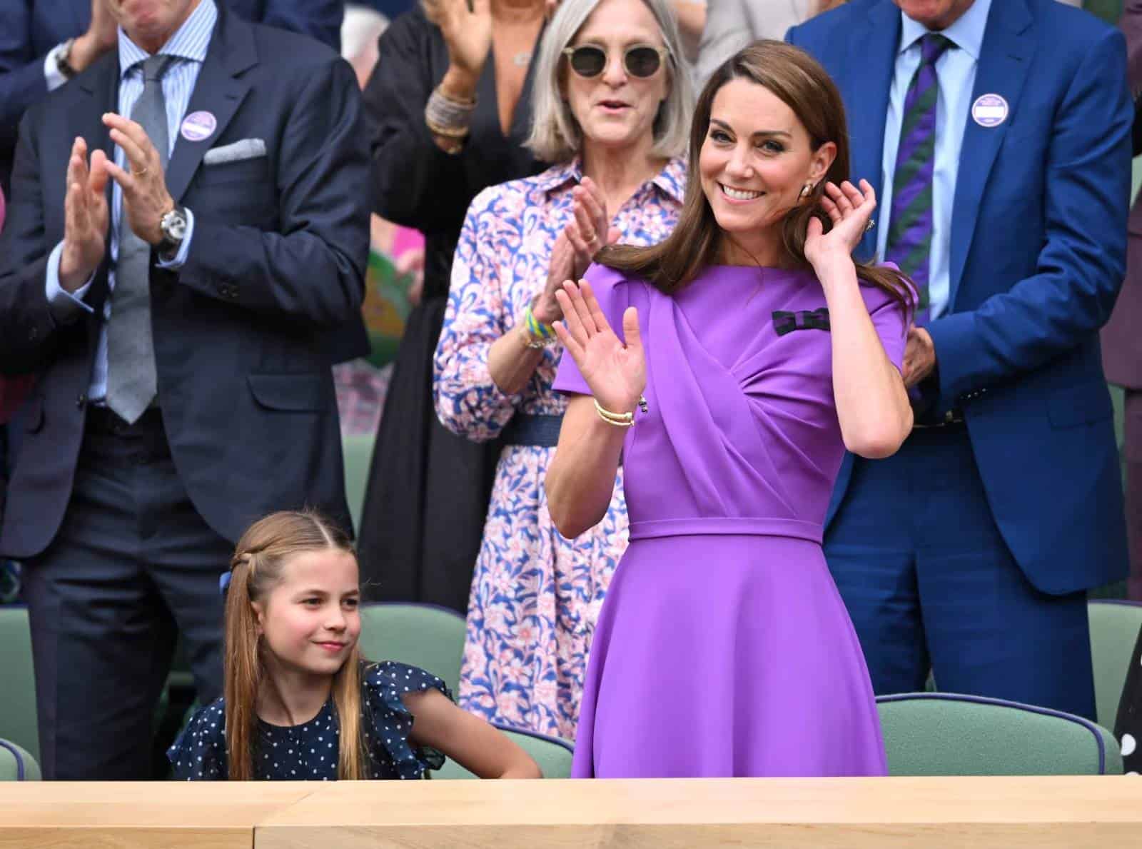 Kate Middleton reaparece en la final masculina de Wimbledon