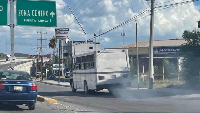 Pésimas condiciones de transporte municipal