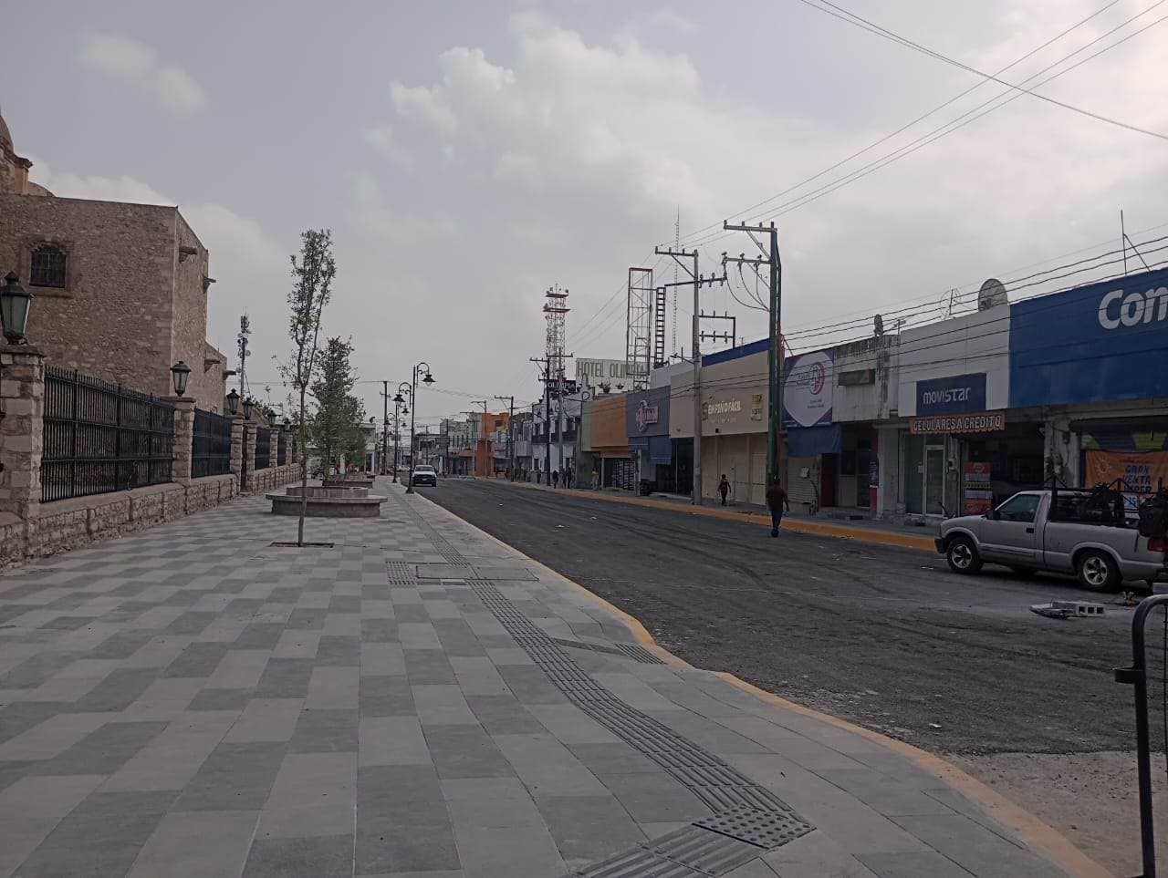 Al Centro Histórico le faltó la remodelación de algunas fachadas porque hubo propietarios que no accedieron a permitir los trabajos.
