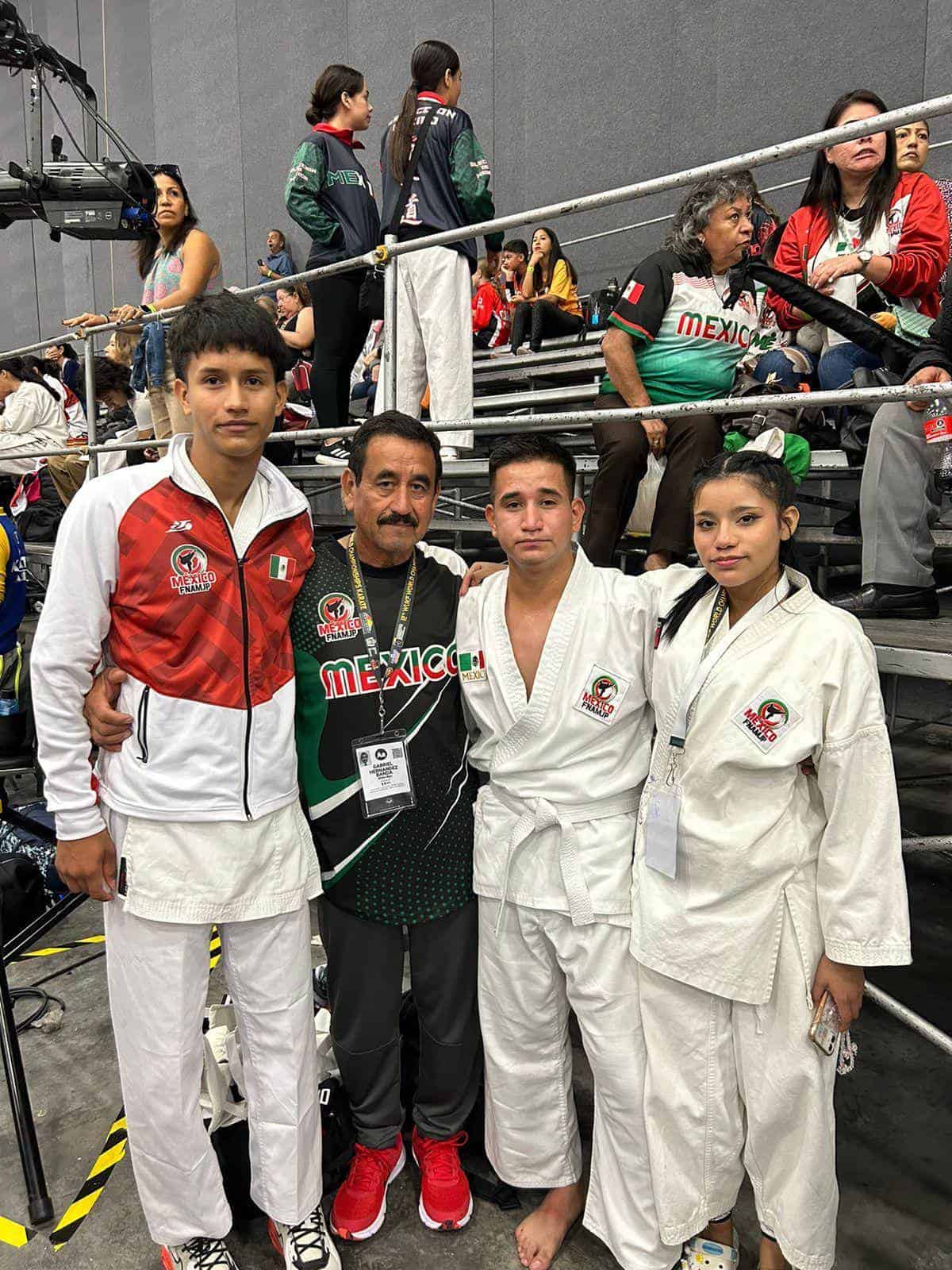 Miembros del  Shito Kai Banda Shindo Kan tuvieron una lucida participación en el Campeonato Mundial de Karate que  se celebró en Monterrey