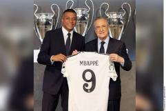 Presenta Real Madrid a Mbappé 