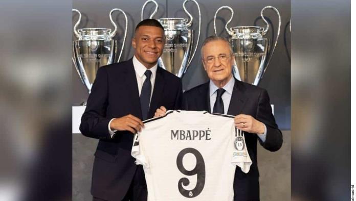 Presenta Real Madrid a Mbappé 