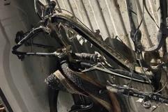 Encuentran destrozada una de las bicicletas robadas