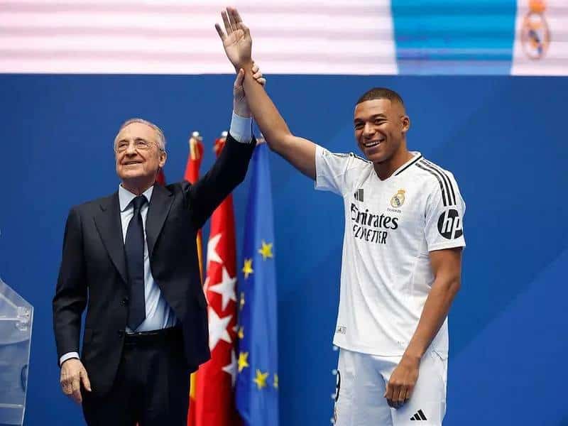 Kylian Mbappé se dijo agradecido con Florentino Pérez.