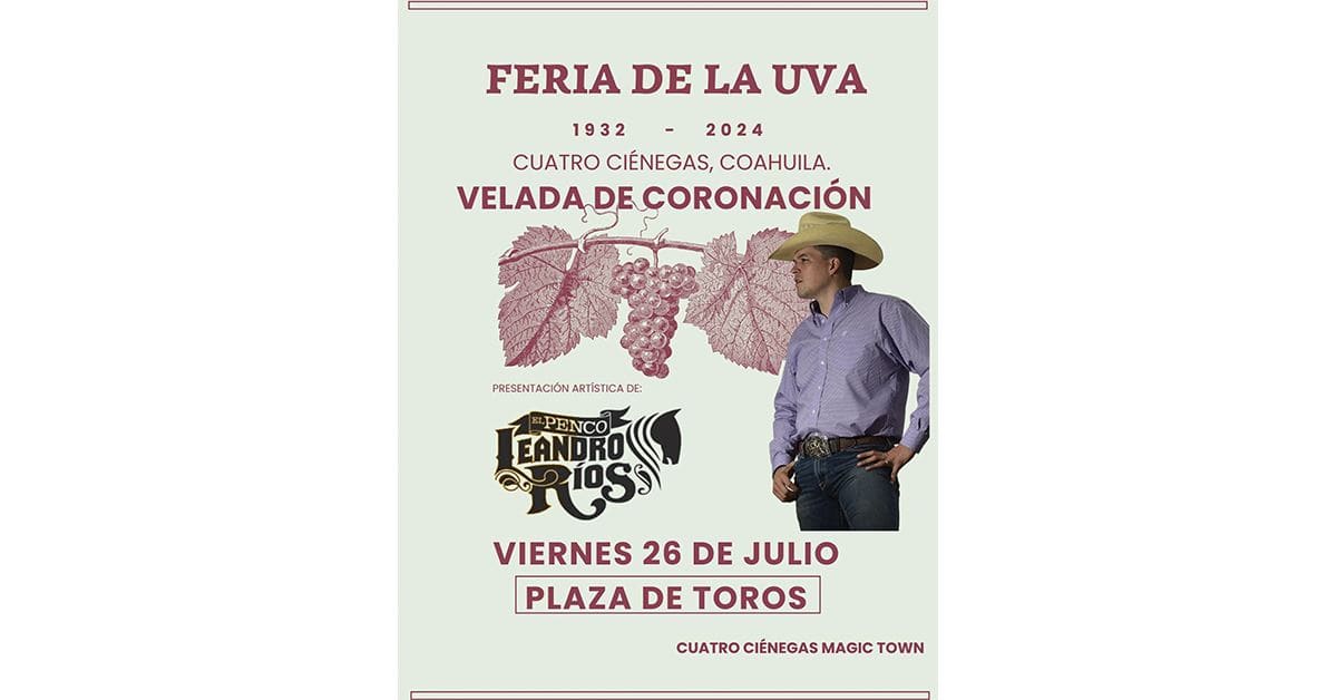 Estará Leandro Ríos en Coronación de la Reina