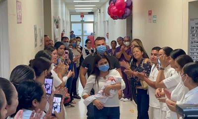 Hospital Amparo Papé de Benavides da de alta a bebé prematura tras 111 días de hospitaliza