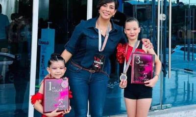 Alumnas de Voláre Sabinas Triunfan en Competencia Estatal de Danza Aérea