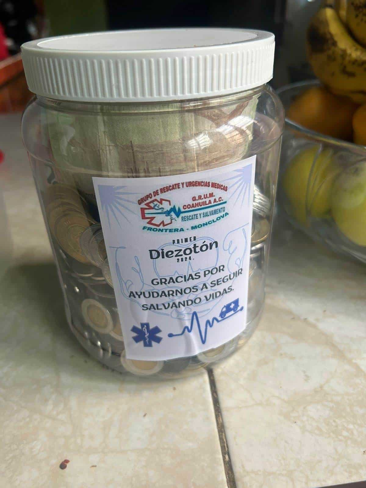 3 mil 200 pesos fue el resultado de la colecta del diezotón.