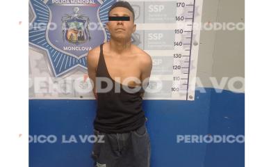 Capturan a presunto ladrón de motocicletas en la Calderón