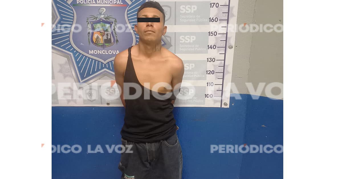 Capturan a presunto ladrón de motocicletas en la Calderón