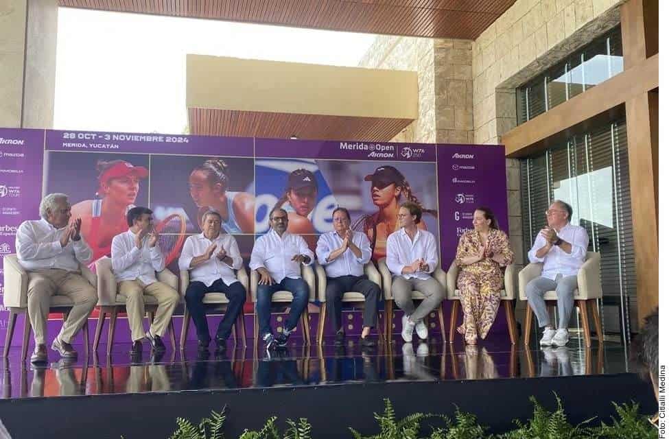 Anuncian torneo de tenis Mérida Open AKRON WTA 