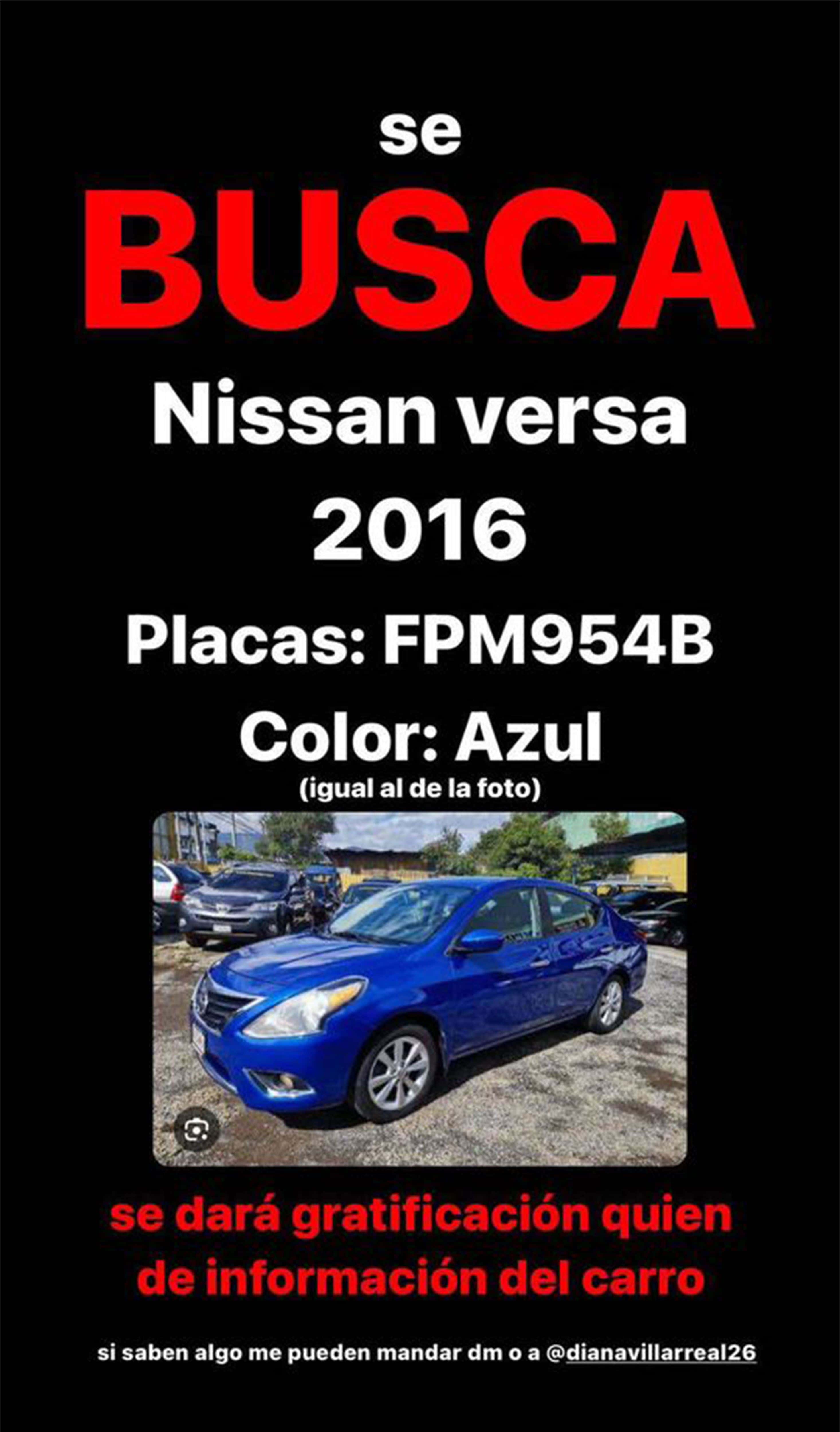 Inician búsqueda de presunto ladrón de auto en colonia Presidentes