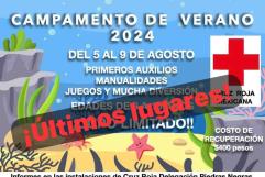 Invita la Cruz Roja a campamento de verano del 5 al 9 de agosto