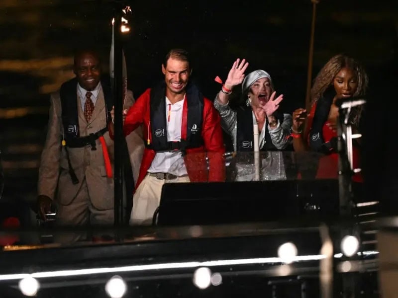 Nadal, Williams, Comaneci y Lewis presentes en la Ceremonia de Inauguración.