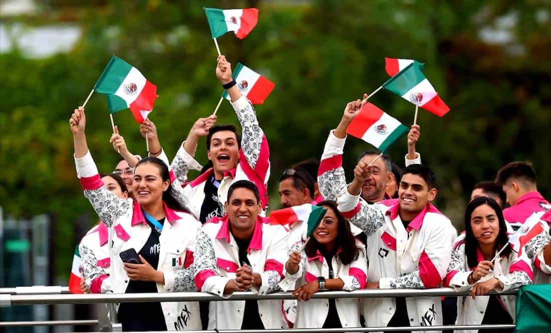 México destaca en la apertura de los Juegos París 2024