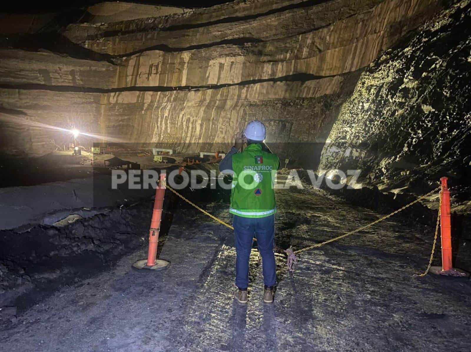 Localizan más indicios no biológicos en la mina El Pinabete