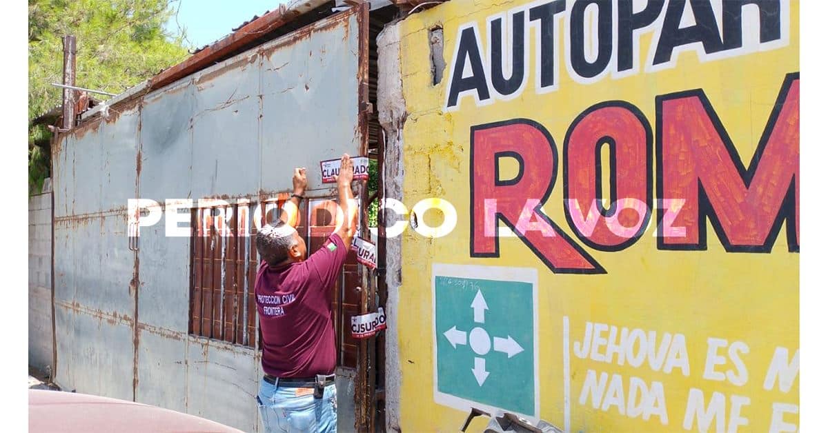 Clausuran yonke por quemazón