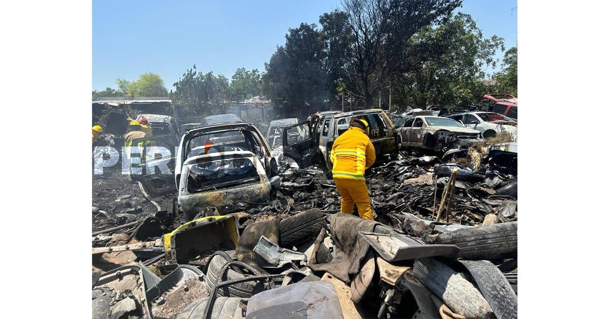 Clausuran yonke por quemazón