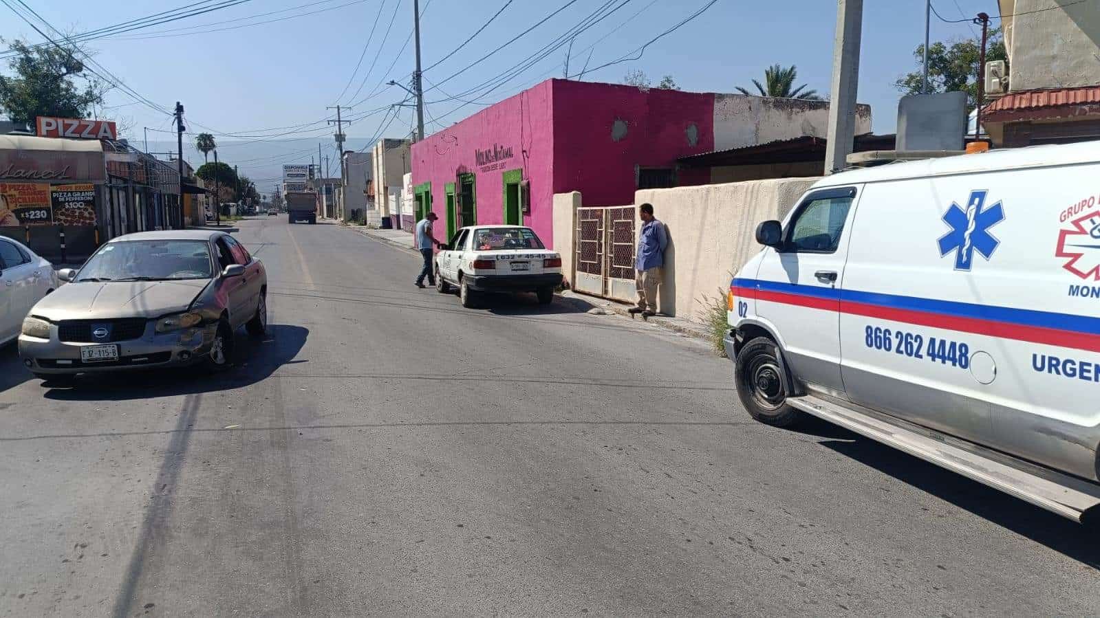 Causa taxista choque