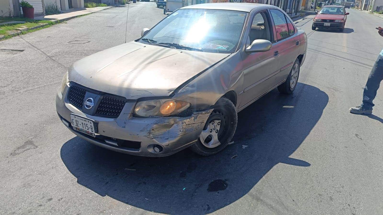 Causa taxista choque