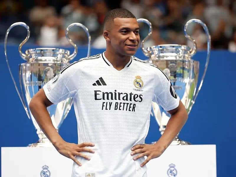 Mbappé, jugador del Real Madrid.