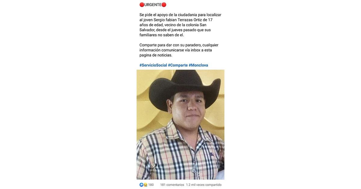 Preocupa a colectivos el incremento de personas desparecidas en la región centro.