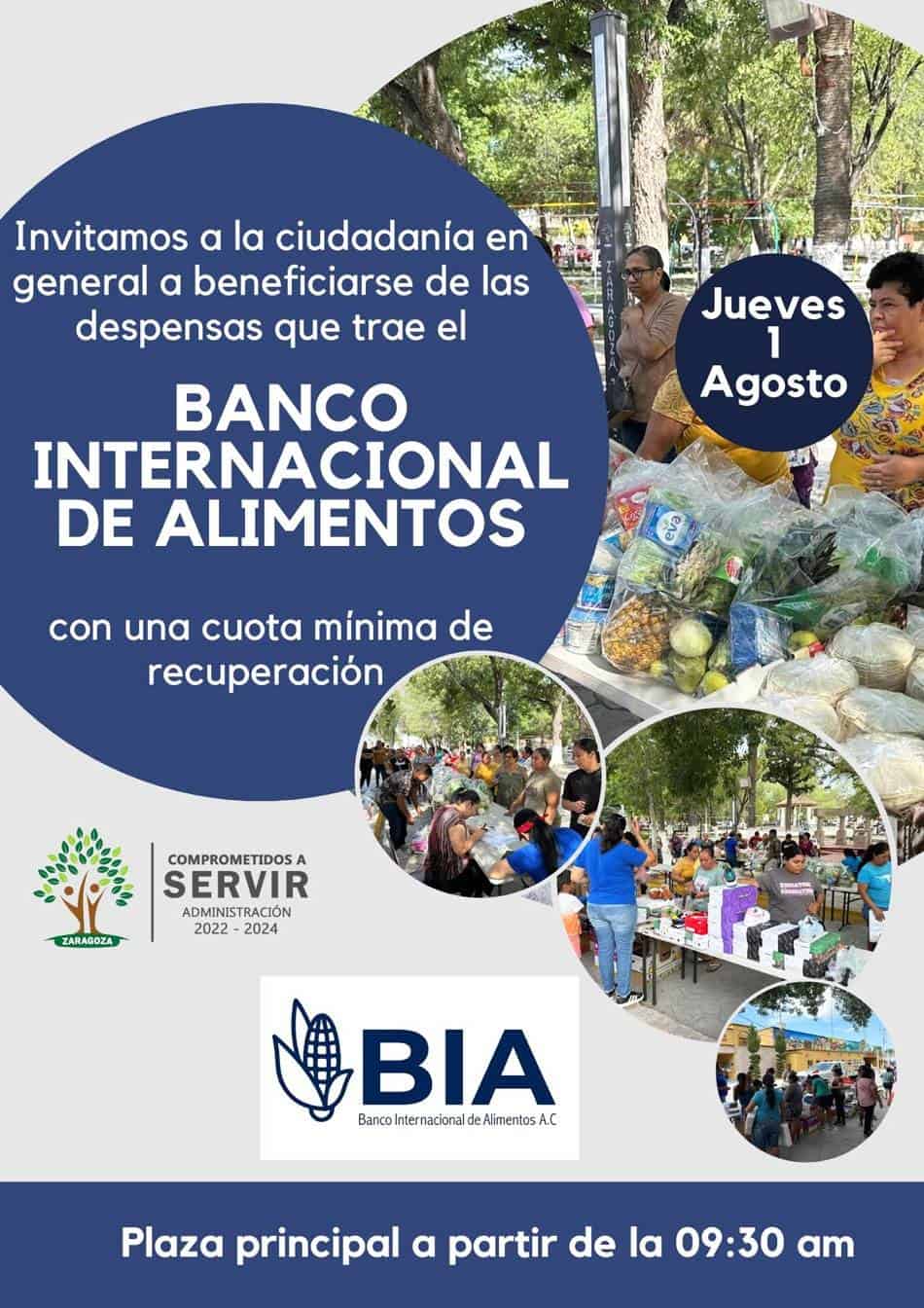 Banco de Alimentos  Apoyará a Familias con Despensas a Bajo Costo 